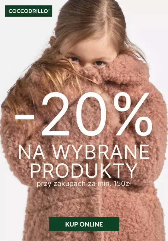 Coccodrillo - gazetka promocyjna -20% na wybrane produkty od środy 18.09 