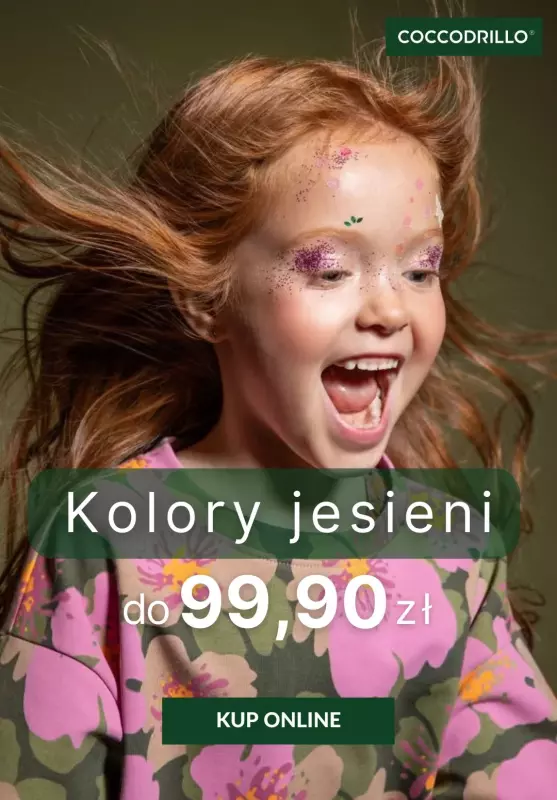 Coccodrillo - gazetka promocyjna Kolory jesieni do 99,90 zł od poniedziałku 30.09 do niedzieli 13.10