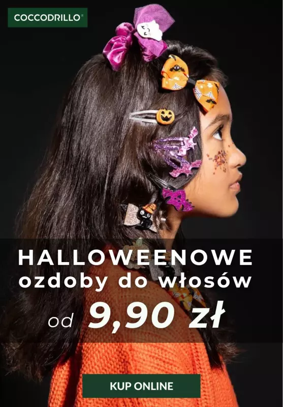 Coccodrillo - gazetka promocyjna Halloweenowe ozdoby do włosów od 9,90 zł od poniedziałku 21.10 do czwartku 31.10