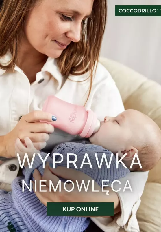 Coccodrillo - gazetka promocyjna Wyprawka dla niemowląt w super cenach od wtorku 21.01 do środy 29.01