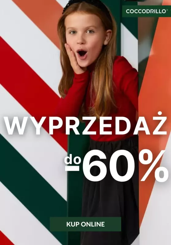 Coccodrillo - gazetka promocyjna Do -60% wyprzedaż od wtorku 11.02 do środy 19.02