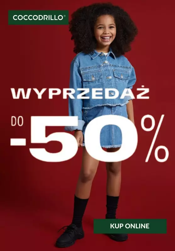 Coccodrillo - gazetka promocyjna Wyprzedaż do -50%  