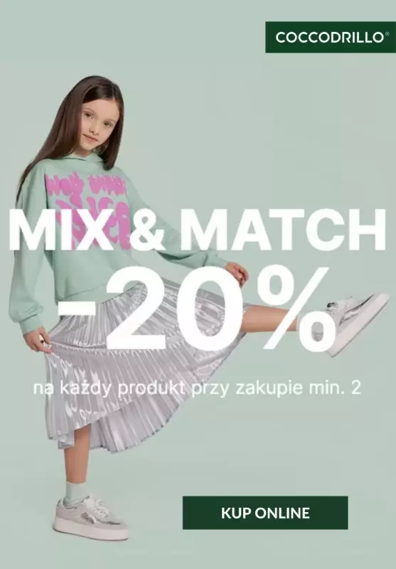 Coccodrillo - gazetka promocyjna -20% na każdy produkt przy zakupie min. 2 od piątku 28.02 do wtorku 11.03