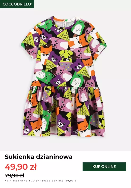 Coccodrillo - gazetka promocyjna Sukienki z wyprzedaży już od 39,90 zł od środy 02.04 do poniedziałku 14.04 - strona 2