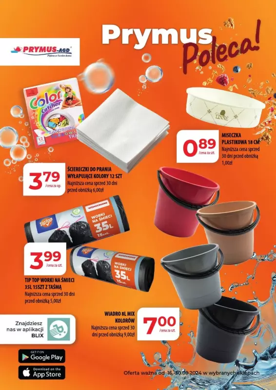 Prymus AGD / Home&Deco - gazetka promocyjna Oferta od wtorku 17.09 do poniedziałku 30.09