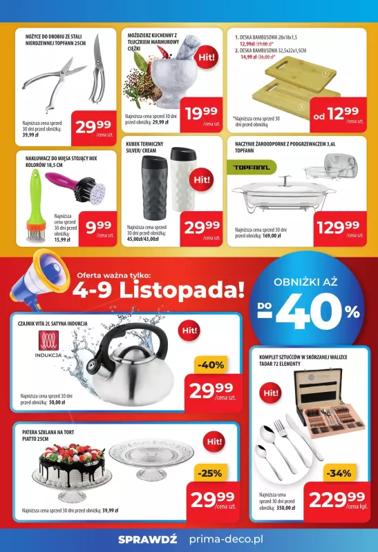 Prymus AGD / Home&Deco - gazetka promocyjna Gazetka Prymus Agd od czwartku 17.10 do soboty 09.11 - strona 3