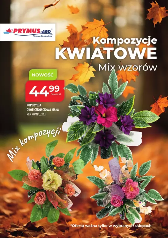 Prymus AGD / Home&Deco - gazetka promocyjna Oferta okolicznościowa Prymus Agd od czwartku 03.10 do soboty 09.11