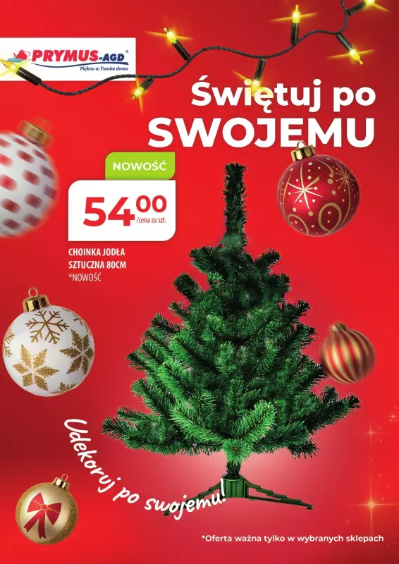 Prymus AGD / Home&Deco - gazetka promocyjna Świętuj po swojemu od piątku 13.12 do środy 25.12