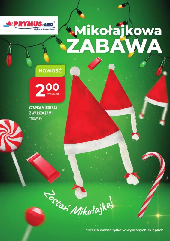 Prymus AGD / Home&Deco - gazetka promocyjna Mikołajkowa zabawa od piątku 13.12 do środy 25.12