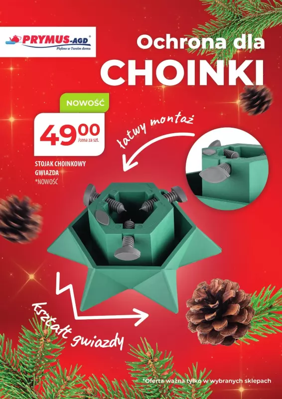 Prymus AGD / Home&Deco - gazetka promocyjna Ochrona dla choinki od piątku 13.12 do środy 25.12