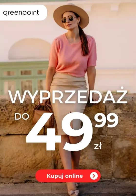 Greenpoint - gazetka promocyjna Wybrane produkty do 49,99 zł od środy 21.08 do piątku 30.08