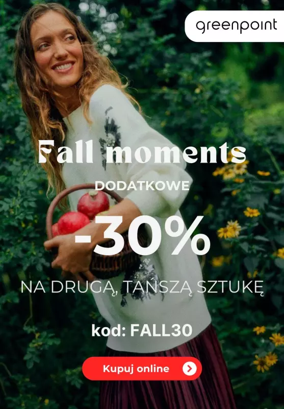 Greenpoint - gazetka promocyjna -30% na drugą sztukę od wtorku 17.09 do poniedziałku 23.09