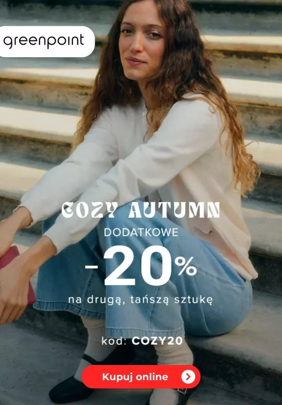 Greenpoint - gazetka promocyjna -20% na drugą, tańszą sztukę od piątku 27.09 do soboty 28.09