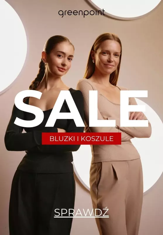 Greenpoint - gazetka promocyjna SALE - Bluzki i koszule od środy 25.12 do wtorku 31.12