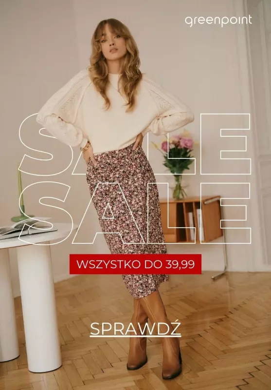 Greenpoint - gazetka promocyjna SALE do 39,99 zł od piątku 24.01 do czwartku 30.01