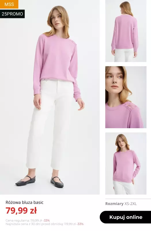 Greenpoint - gazetka promocyjna Extra -25% na KURTKI, PŁASZCZE, BLUZY, SWETRY i JEANSY   - strona 3