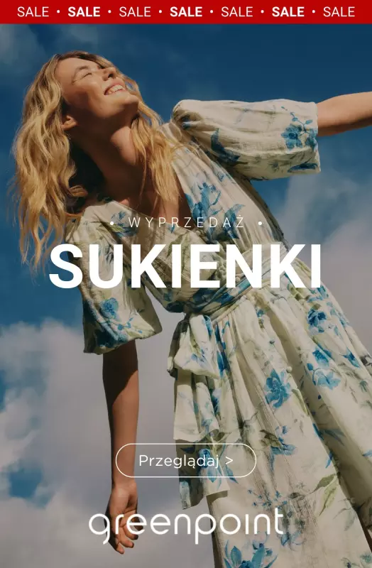 Greenpoint - gazetka promocyjna Sukienki na wyprzedaży!  