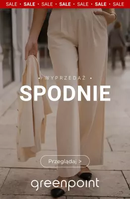 Greenpoint - gazetka promocyjna Spodnie na wyprzedaży! od czwartku 19.06 do środy 25.06