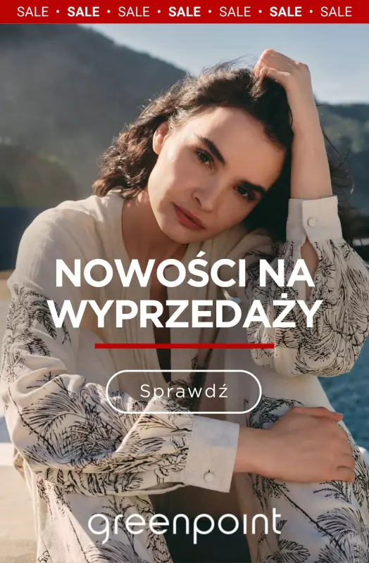 Greenpoint - gazetka promocyjna Nowości na wyprzedaży! od czwartku 10.07 do środy 16.07