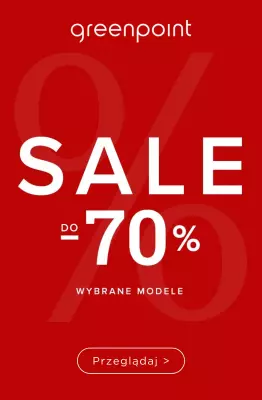 Greenpoint - gazetka promocyjna SALE do -70% - pogłębienie wyprzedaży! od środy 16.07 