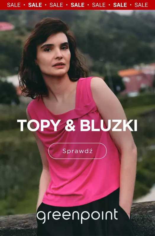 Greenpoint - gazetka promocyjna Wyprzedaż - Topy & bluzki od 19,99 zł od piątku 18.07 