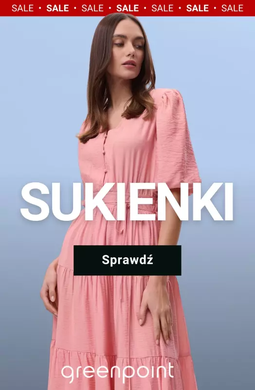 Greenpoint - gazetka promocyjna Sukienki z wyprzedaży od poniedziałku 04.08 