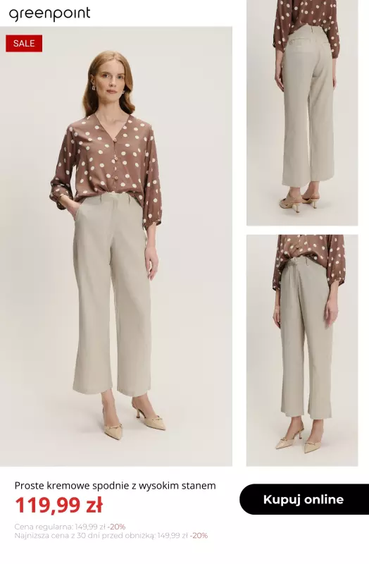 Greenpoint - gazetka promocyjna Back to Office – moda biurowa -30% z kodem!   - strona 3