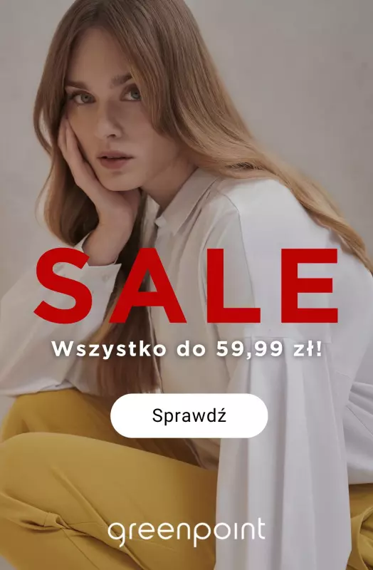 Greenpoint - gazetka promocyjna Okazje modowe do 59,99 zł od czwartku 28.08 