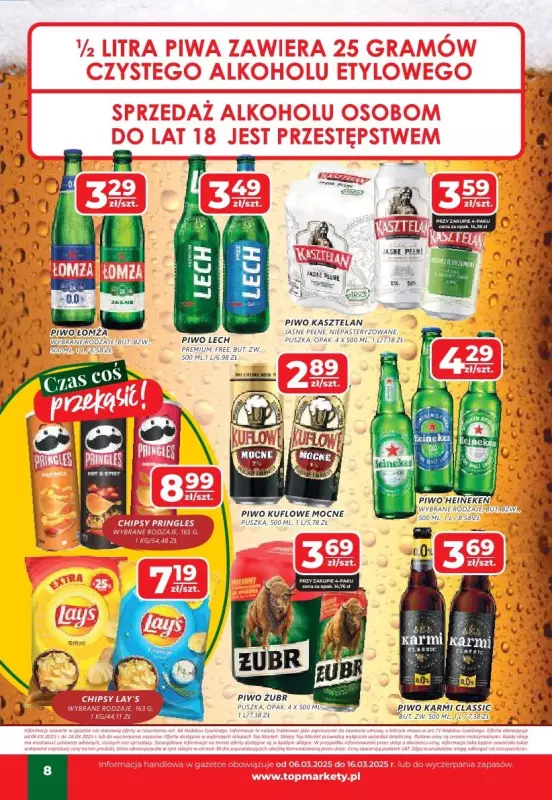 Top Market - gazetka promocyjna Gazetka od czwartku 06.03 do niedzieli 16.03 - strona 8