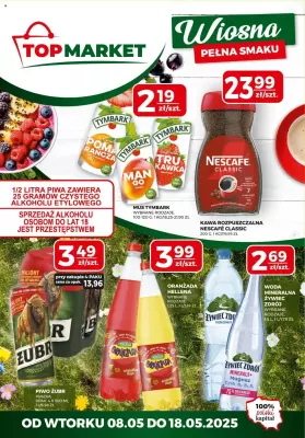 Top Market - gazetka promocyjna Gazetka od czwartku 08.05 do niedzieli 18.05