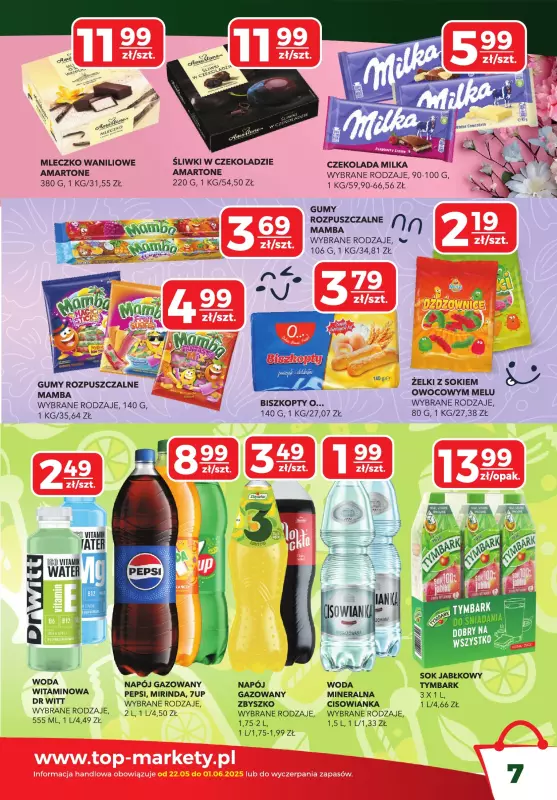 Top Market - gazetka promocyjna Gazetka od czwartku 22.05 do niedzieli 01.06 - strona 7