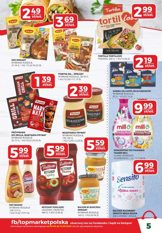 Top Market - gazetka promocyjna Gazetka od czwartku 05.06 do niedzieli 15.06 - strona 5