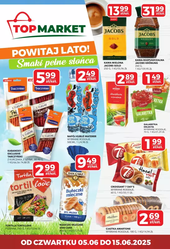 Top Market - gazetka promocyjna Gazetka od czwartku 05.06 do niedzieli 15.06