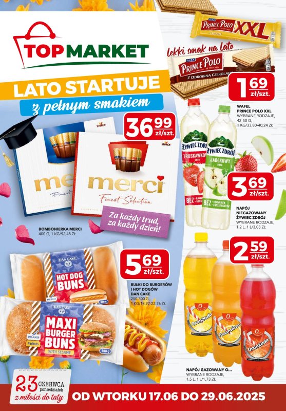 Top Market - gazetka promocyjna Gazetka od wtorku 17.06 do niedzieli 29.06