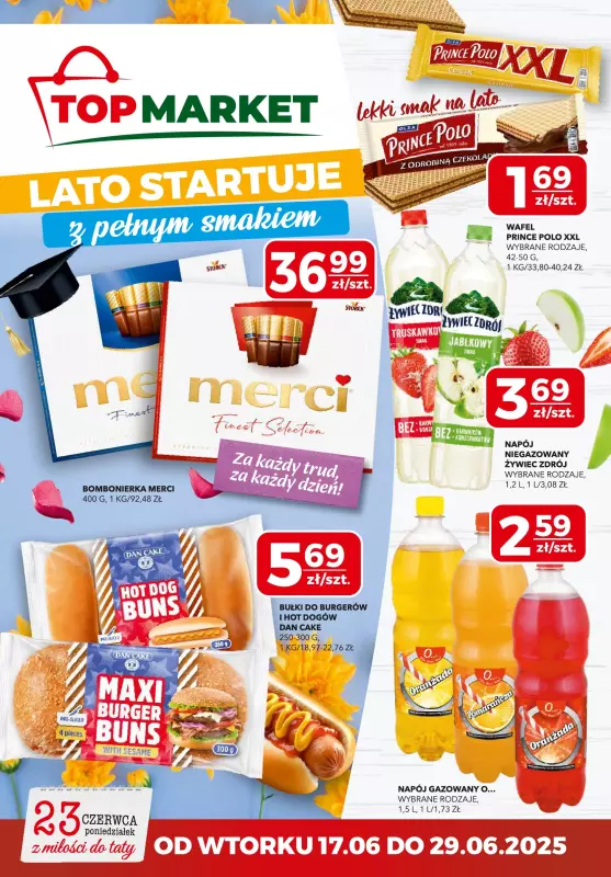 Top Market - gazetka promocyjna Gazetka od wtorku 17.06 do niedzieli 29.06