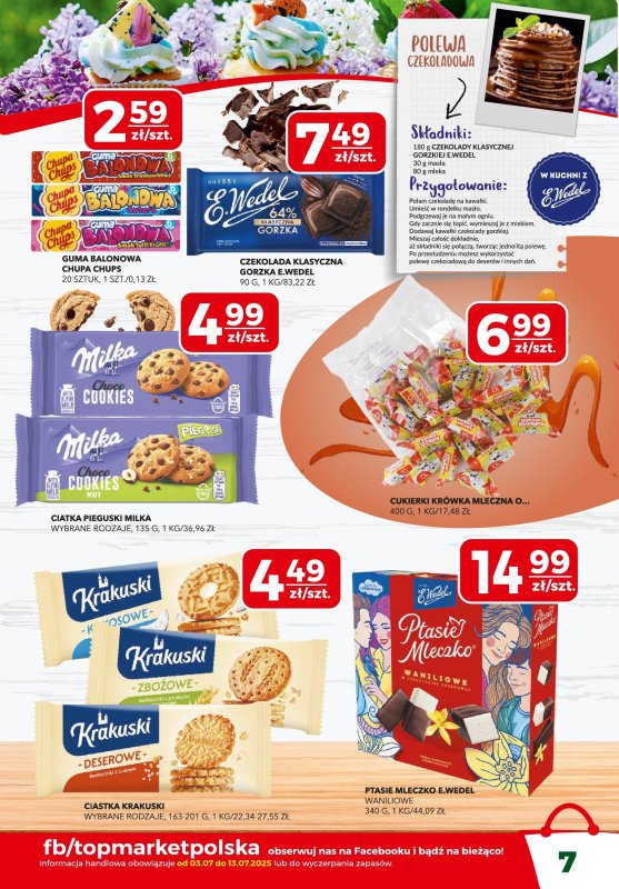 Top Market - gazetka promocyjna Gazetka od czwartku 03.07 do niedzieli 13.07 - strona 7