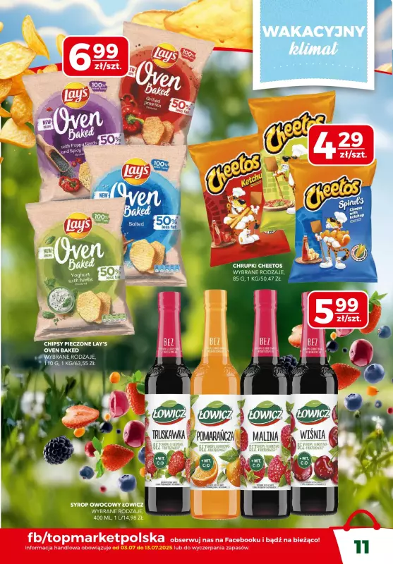 Top Market - gazetka promocyjna Gazetka od czwartku 03.07 do niedzieli 13.07 - strona 11