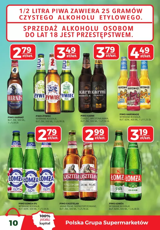 Top Market - gazetka promocyjna Gazetka od czwartku 31.07 do niedzieli 10.08 - strona 10