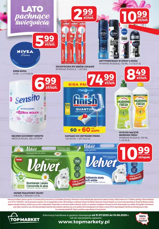 Top Market - gazetka promocyjna Gazetka od czwartku 31.07 do niedzieli 10.08 - strona 12