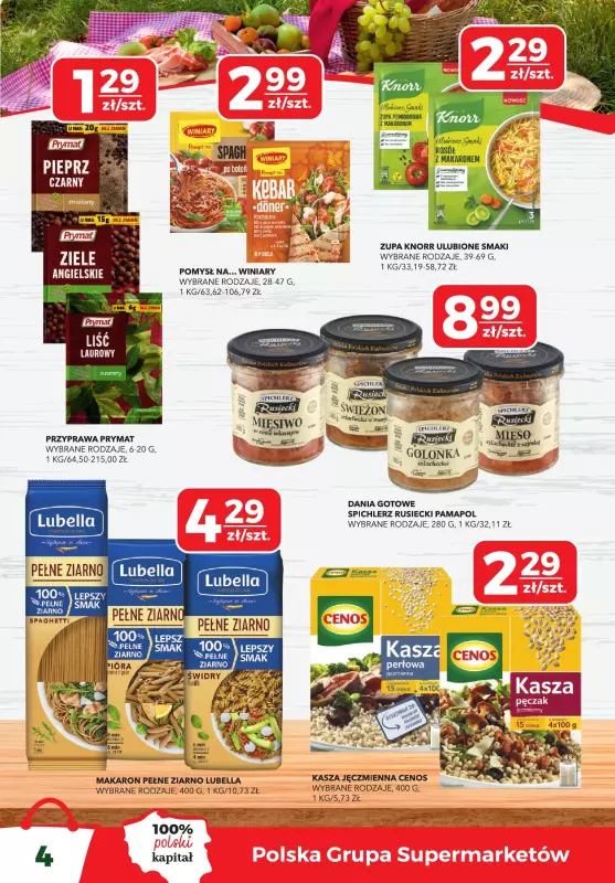 Top Market - gazetka promocyjna Gazetka od wtorku 12.08 do niedzieli 24.08 - strona 4