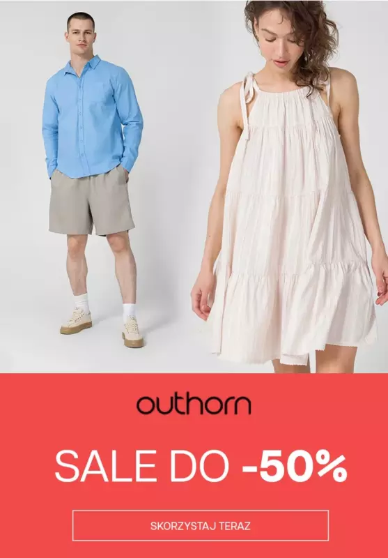 Outhorn - gazetka promocyjna Sale do -50% od środy 05.06 do piątku 14.06