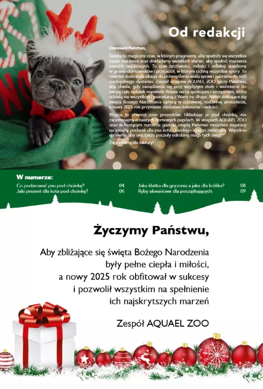 Aquael zoo - gazetka promocyjna Gazetka od wtorku 03.12 do wtorku 31.12 - strona 3