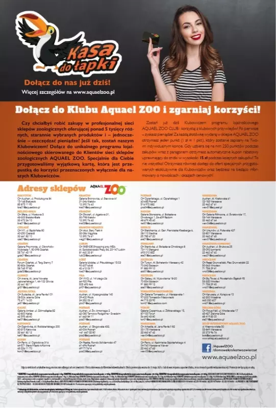 Aquael zoo - gazetka promocyjna Gazetka od wtorku 06.05 do soboty 31.05 - strona 31