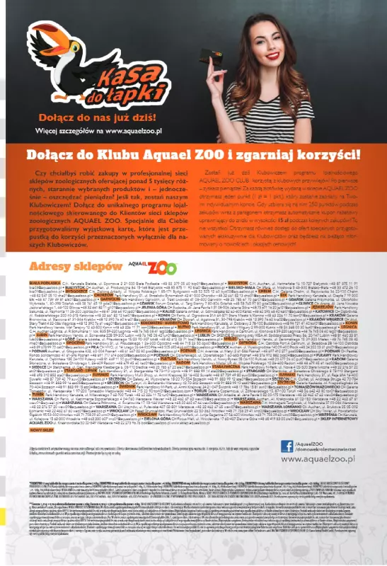 Aquael zoo - gazetka promocyjna Gazetka od poniedziałku 04.08 do niedzieli 31.08 - strona 15