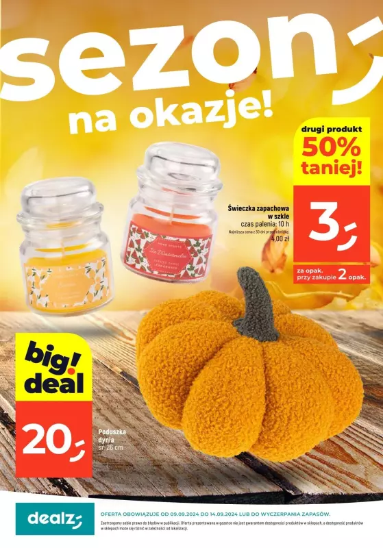 #OKAZJE w sklepach - gazetka promocyjna Dealz | Sezon na okazje  