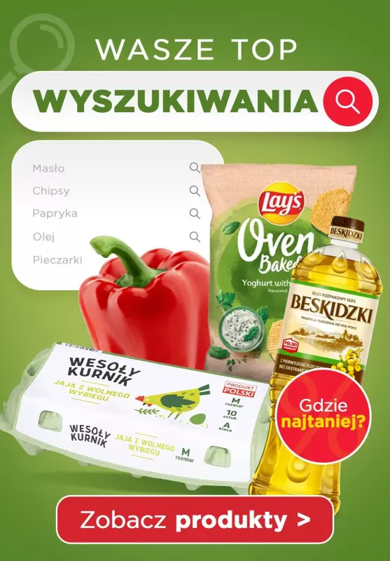 #OKAZJE w sklepach - gazetka promocyjna Wasze TOP WYSZUKIWANIA! od piątku 06.09 do czwartku 12.09