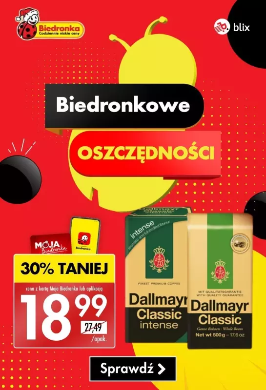 #OKAZJE w sklepach - gazetka promocyjna Biedronkowe oszczędności od poniedziałku 20.01 do niedzieli 26.01