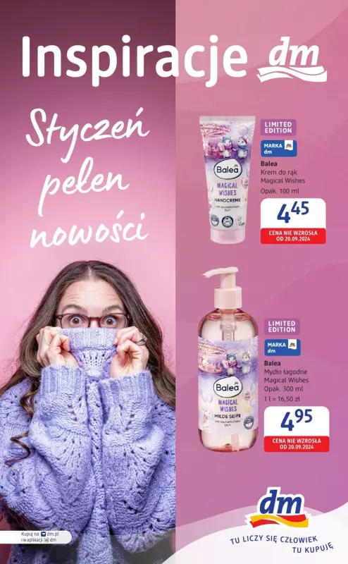 #OKAZJE w sklepach - gazetka promocyjna Drogerie DM I Gazetka: Styczeń pełen nowości od czwartku 23.01 do piątku 31.01