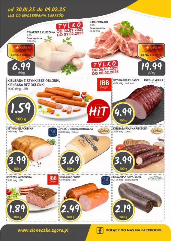 Słoneczko - gazetka promocyjna Gazetka od czwartku 30.01 do niedzieli 09.02 - strona 2