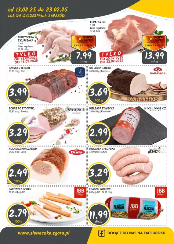 Słoneczko - gazetka promocyjna Gazetka od czwartku 13.02 do niedzieli 23.02 - strona 2